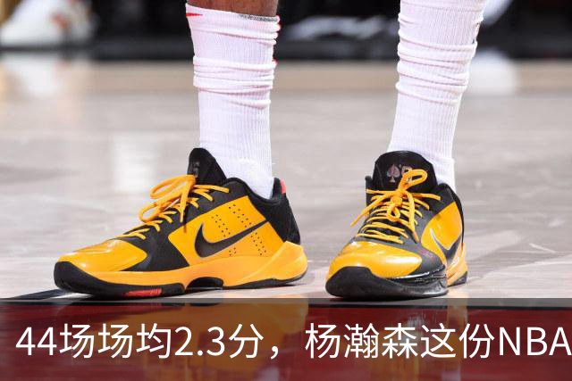 44场场均2.3分，杨瀚森这份NBA成绩单够扎眼